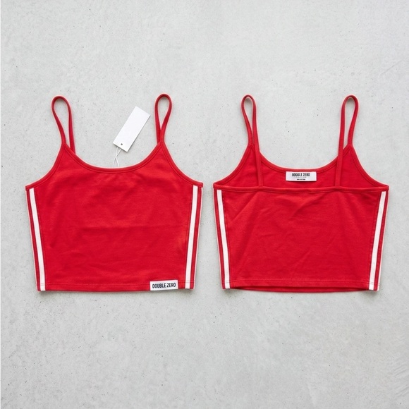 Double Zero Tops - Double Zero Vibrant Red Top